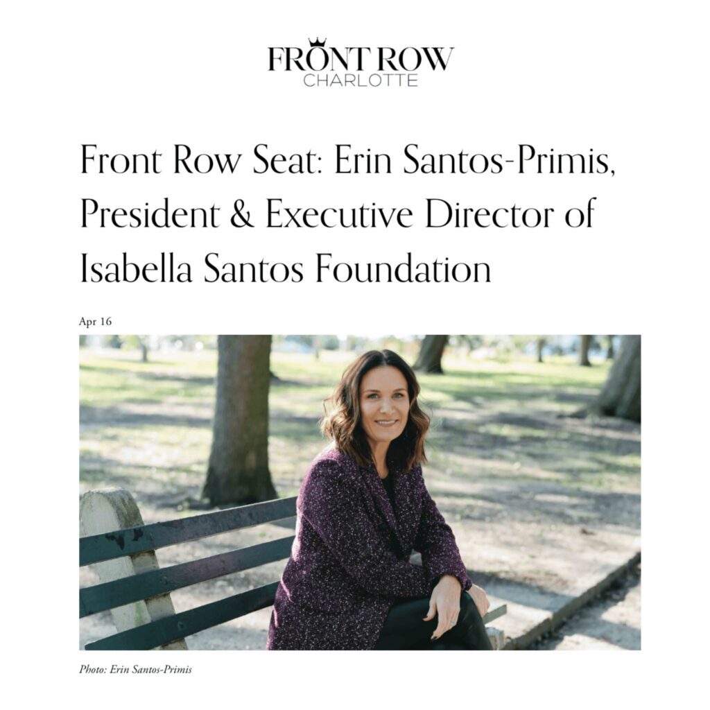 Isabella Santos-Primis feature in Front Row
